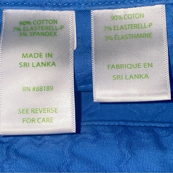 Lilly Pulitzer Blue Skinny Pants - Picture 6 of 9